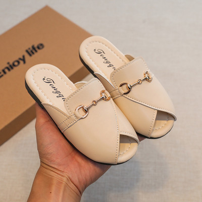 Παιδικές παντόφλες στρογγυλεμένο μοντέλο με μεταλλική διακόσμηση