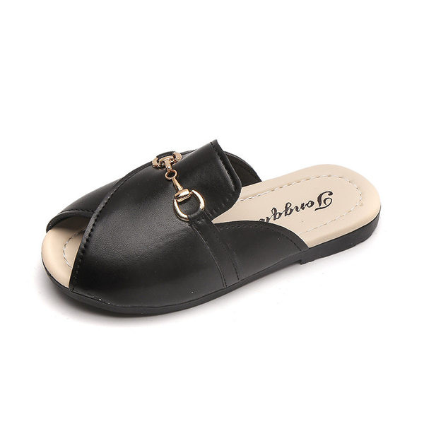 Παιδικές παντόφλες στρογγυλεμένο μοντέλο με μεταλλική διακόσμηση