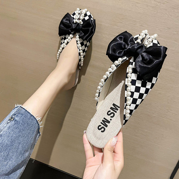 Gyöngyszemű gyerekpapucs új modellje három színben