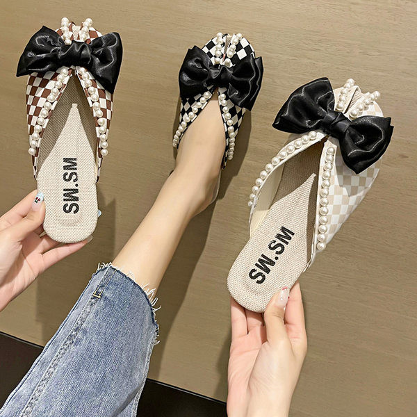 Gyöngyszemű gyerekpapucs új modellje három színben