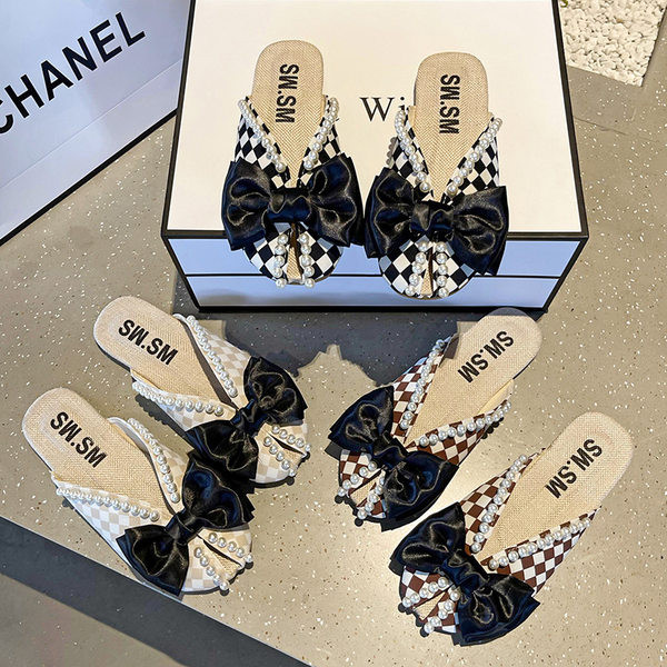 Gyöngyszemű gyerekpapucs új modellje három színben