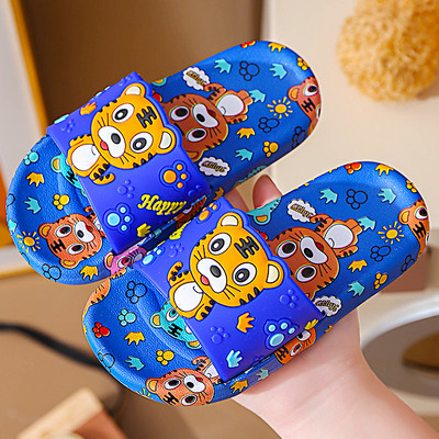 Lapos talpú, rátéttel ellátott gyerekpapucs