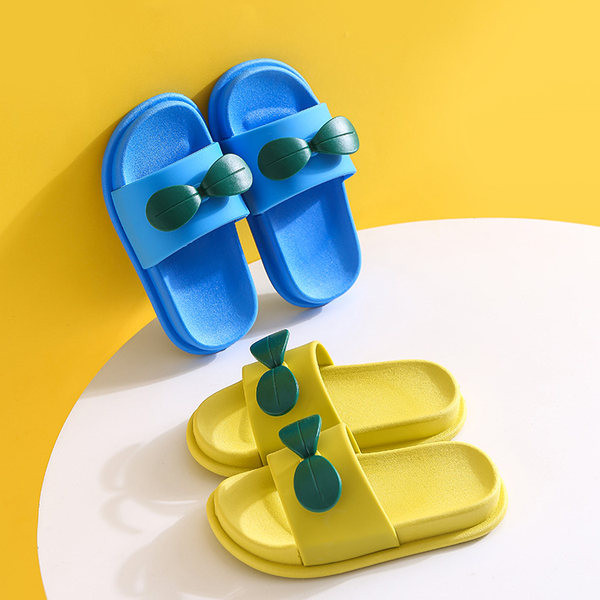 Παιδικές λαστιχένιες παντόφλες με επίπεδη σόλα νέο μοντέλο