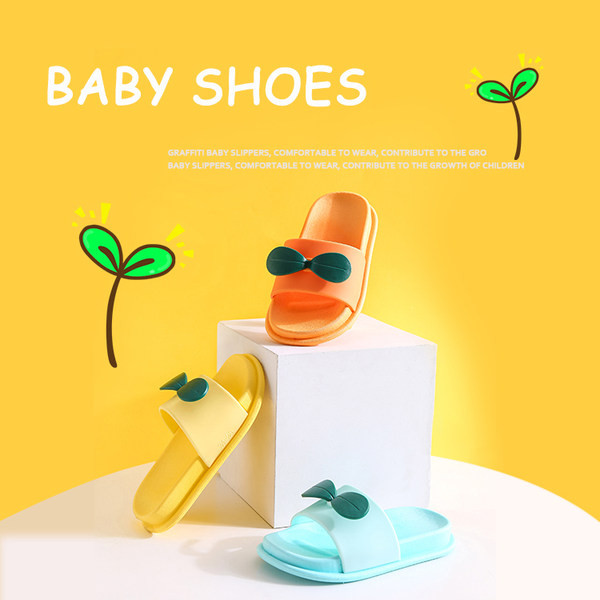 Παιδικές λαστιχένιες παντόφλες με επίπεδη σόλα νέο μοντέλο