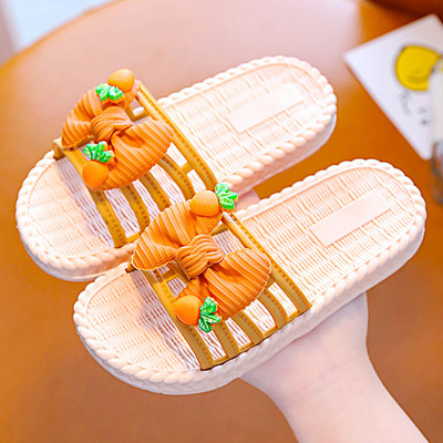 Laste vabaaja sussid paela ja lameda tallaga