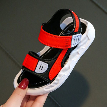 Нов модел детски сандали с равна подметка за момчета