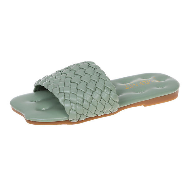 Παιδικές παντόφλες με επίπεδη σόλα - τριών χρωμάτων