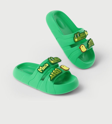 Gyermek gumipapucs fiúknak és lányoknak 3D alkalmazással