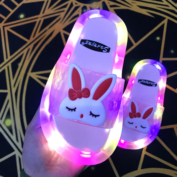 Παιδικές φωτεινές παντόφλες - πολλά χρώματα