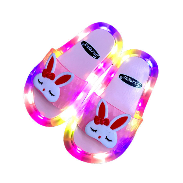 Παιδικές φωτεινές παντόφλες - πολλά χρώματα