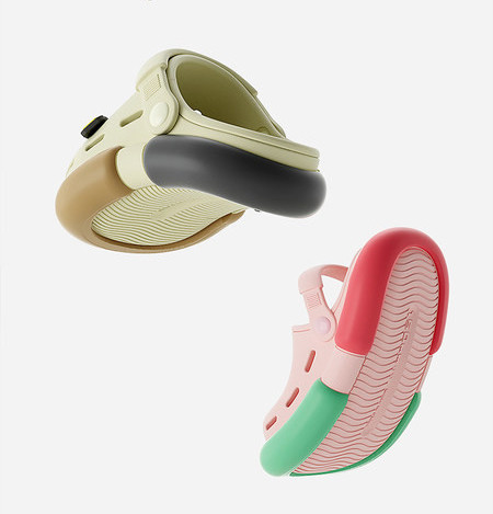 Nyári gyerekpapucs lányoknak vagy fiúknak - crocs típusú