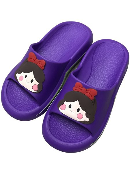 Νέο μοντέλο λαστιχένιες παντόφλες για κορίτσια με απλικέ