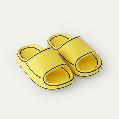 Изчистен модел гумени чехли