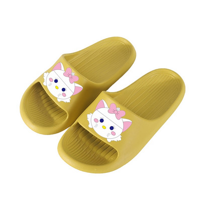 Παιδικές λαστιχένιες παντόφλες με απλικέ - τέσσερα χρώματα