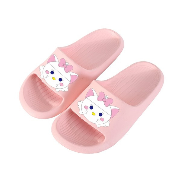 Παιδικές λαστιχένιες παντόφλες με απλικέ - τέσσερα χρώματα