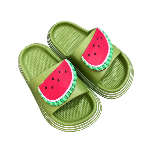 Gumi gyerekpapucs színes rátéttel - sok színben