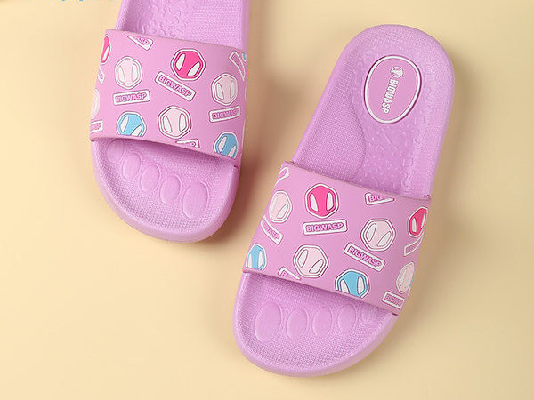 Παιδικές παντόφλες με έγχρωμη εκτύπωση σε τέσσερα χρώματα