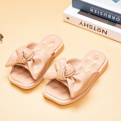 Három színű szalagos gyerekpapucs