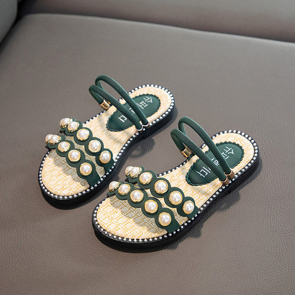 Νέο μοντέλο παντόφλες για κορίτσια με πέρλες