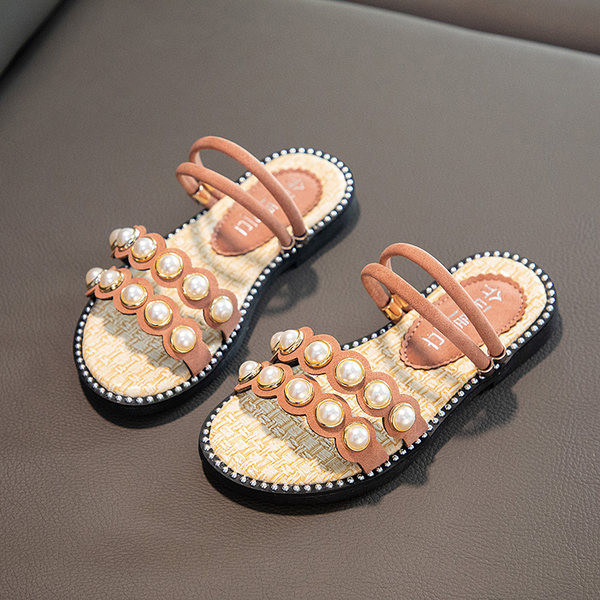 Νέο μοντέλο παντόφλες για κορίτσια με πέρλες