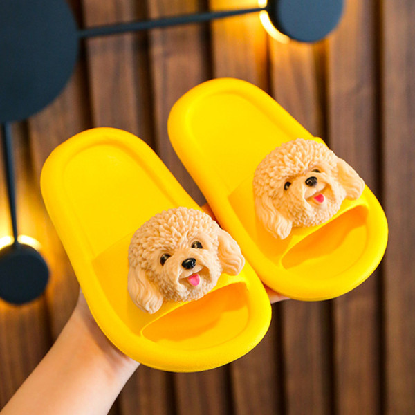 Παιδικές παντόφλες με απλικέ - τέσσερα χρώματα