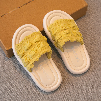 Casual παιδικές παντόφλες με επίπεδη σόλα για κορίτσια