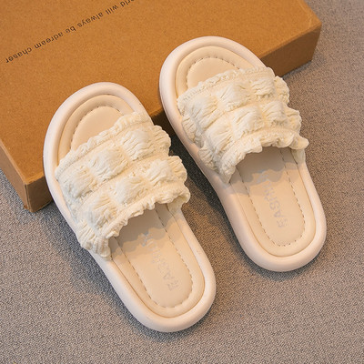 Casual παιδικές παντόφλες με επίπεδη σόλα για κορίτσια