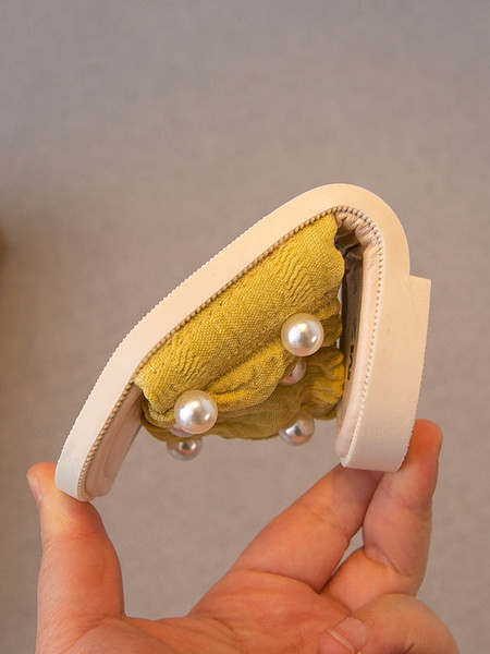 Gyöngyös nyári papucs lányoknak