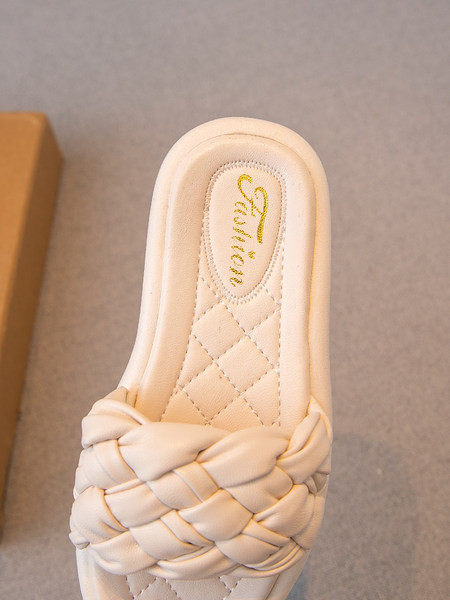 Eko bőrből készült alkalmi nyári papucs lányoknak