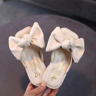 Δερμάτινες παντόφλες για κορίτσια από συνθετικό δέρμα