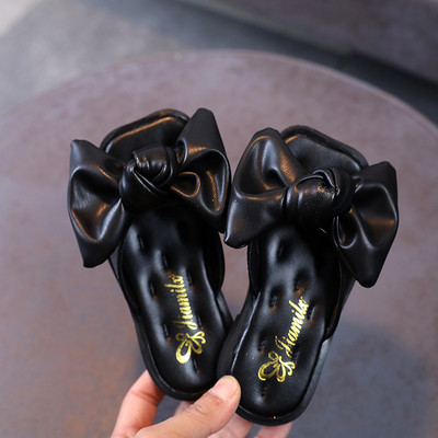 Δερμάτινες παντόφλες για κορίτσια από συνθετικό δέρμα