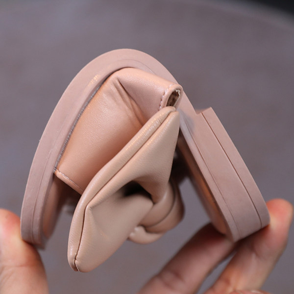 Δερμάτινες παντόφλες για κορίτσια από συνθετικό δέρμα