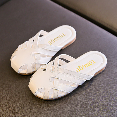 Lapos talpú bőrpapucs három színben