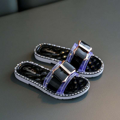 Детски чехли с 3D цвете