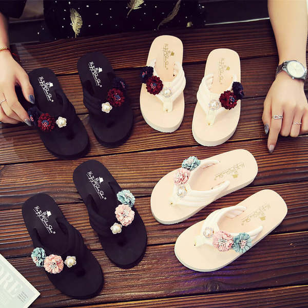 Model nou de papuci copii cu flori - mai multe modele