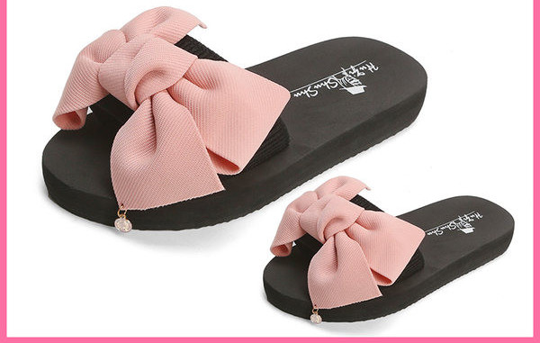 Sima modell nyári papucs lányoknak szalaggal