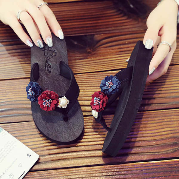 Dječje papuče sa cvjetićima - više boja