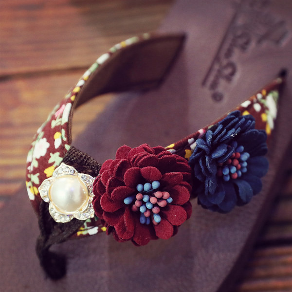 Dječje papuče sa cvjetićima - više boja