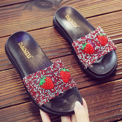 Särava efektiga laste sussid - kolme värvi