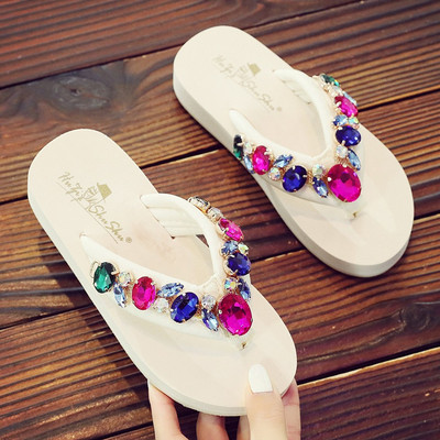 Laste värviliste kivikestega sussid