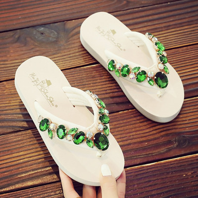 Laste värviliste kivikestega sussid