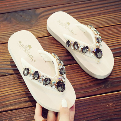 Laste värviliste kivikestega sussid