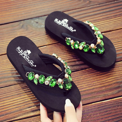 Laste värviliste kivikestega sussid