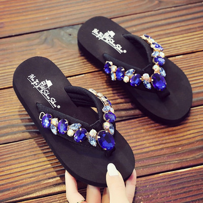 Laste värviliste kivikestega sussid