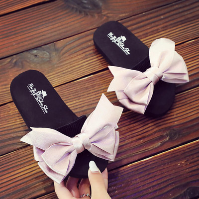 Нов модел ежедневни чехли с панделка няколко модела