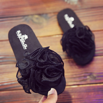 Gyermek papucs virágokkal - több színben