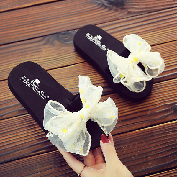 Νέο μοντέλο παιδικές παντόφλες με κορδέλα για κορίτσια