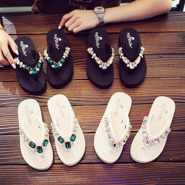 Dječje papuče sa kamenčićima u boji - više boja