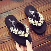 Gyöngyös gyerekpapucs lányoknak két színben