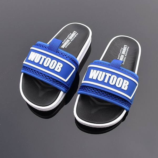 Casual παιδικές παντόφλες με επιγραφή για αγόρια